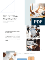 The External Assessment