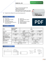 Yingde Aokly Power Co., LTD: 6GFM200G (12V/200Ah)