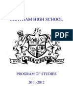 Chatham High School: Program of Studies 2011-2012