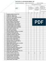 Lista de Cotejo - 4to B