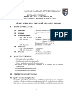 Silabo de Doctrina y Filosofia de La Contabilidad 2021 - 1 EPG