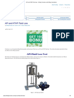 API and HTHP Fluid Loss - Drilling Formulas and Drilling Calculations