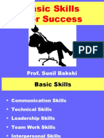 Basic Skills For Success: Prof. Sunil Bakshi