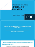 Unidad 1 Administracion Educativa