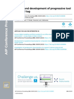 Design and Development of Progressive Tool For Mold Tag: Articles You May Be Interested in