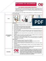 Charla de Seguridad Uso Seguro de Escaleras Portátiles