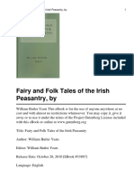 Fairy and Folk Tales of The Irish Peasantry - William Butler Yeats