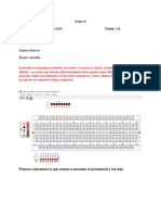 GRUPO#3 Protoboard Con Las Compuertas AND, OR, XOR y NOR