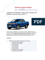 Diagrama de Fusible Hilux 2015