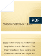 Modern Portfolio Theory