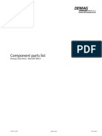 Component Parts List: Demag Chain Hoist - Manulift DKM 2