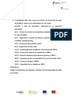 Exercícios de Tesouraria