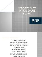 The Origin of IV Fluids