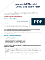 Supplemental-Checklist-COVID-EIDL-intake Form-090821-508