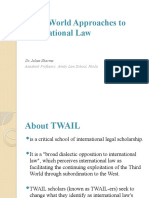 Third World Approaches To International Law: Dr. Juliee Sharma