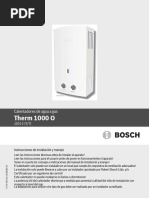 Manual Calentador A Gas Therm 1000 O 6L