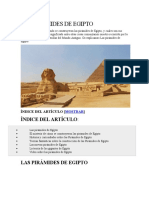 Las Piramides de Egipto