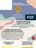 Teks Akademik Dalan Genre Makro PPT B. Indonesia