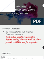 3.01 Identifying Compounds and Ionic Compounds