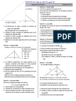 Trigonometrie Problemes de Brevet Exercices