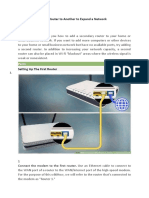 How To Connect One Router To Another To Expand A Network