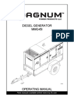 Generac Mobile Products Manual Operations Diesel Generator MMG45I