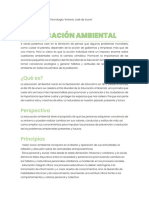 Informe Educación Ambiental