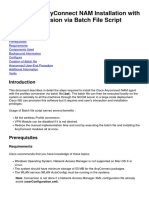 Automated Anyconnect Nam Installation With Profile Conversion Via Batch File Script