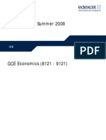 Economics Mark Scheme June 2008