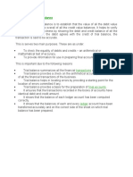 Importance of Trial Balance