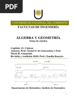 Unidad 13 - Cónicas