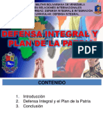 Defensa Integral y Plan de La Patria