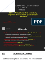 Clase 01 - Antecedentes, Definiciones, Aplicaciones Consultoria