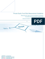 Consultation Paper EVCA Risk Measurement Guidelines