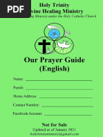 English Prayer Guide Booklet