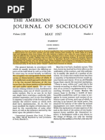 Journal Sociology: American