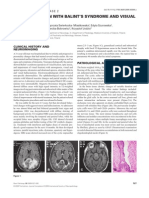 31-Year-Old Man With Balint'S Syndrome and Visual Problems: Clinical History and Neuroimaging