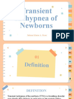 Transient Tachypnea of Newborns