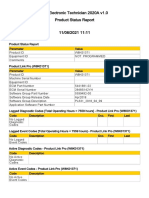 Cat Electronic Technician 2020A v1.0 Product Status Report