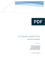 La Terapia Conductual-Grupo