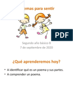 El Poema 2 Básico B 7 de Septiembre 2020