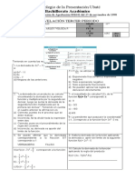 Nivelación de Calculo Iii Periodo - Grado 11°