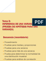 E2 Tema 5 Inferencia de Una Varianza (Prueba de Hipótesis para Varianza)