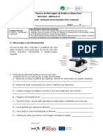 Actividade Laboratorial - Microscopia - Módulo A1