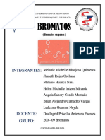 Informe de Bromatos (Bromatos en Panes)