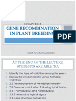 AGR516 Chapter 2 Gene Recombination in Plant Breeding