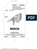 Bosch 11236VS 7.5 Amp 1-1/8-Inch SDS Rotary Hammer - Product Manual