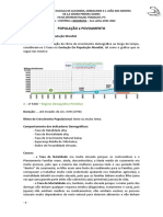 8º POPULAÇÃO e POVOAMENTO - Ficha de Trabalho Nº3 2021 22