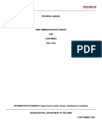 Land Mines Army Ammunition Data Sheets TM 43000136