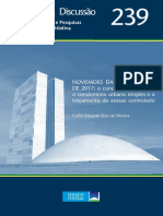 NOVIDADES DA LEI #13.465 Condomio de Lotes, Urbano Simples e de Acesso Controlado